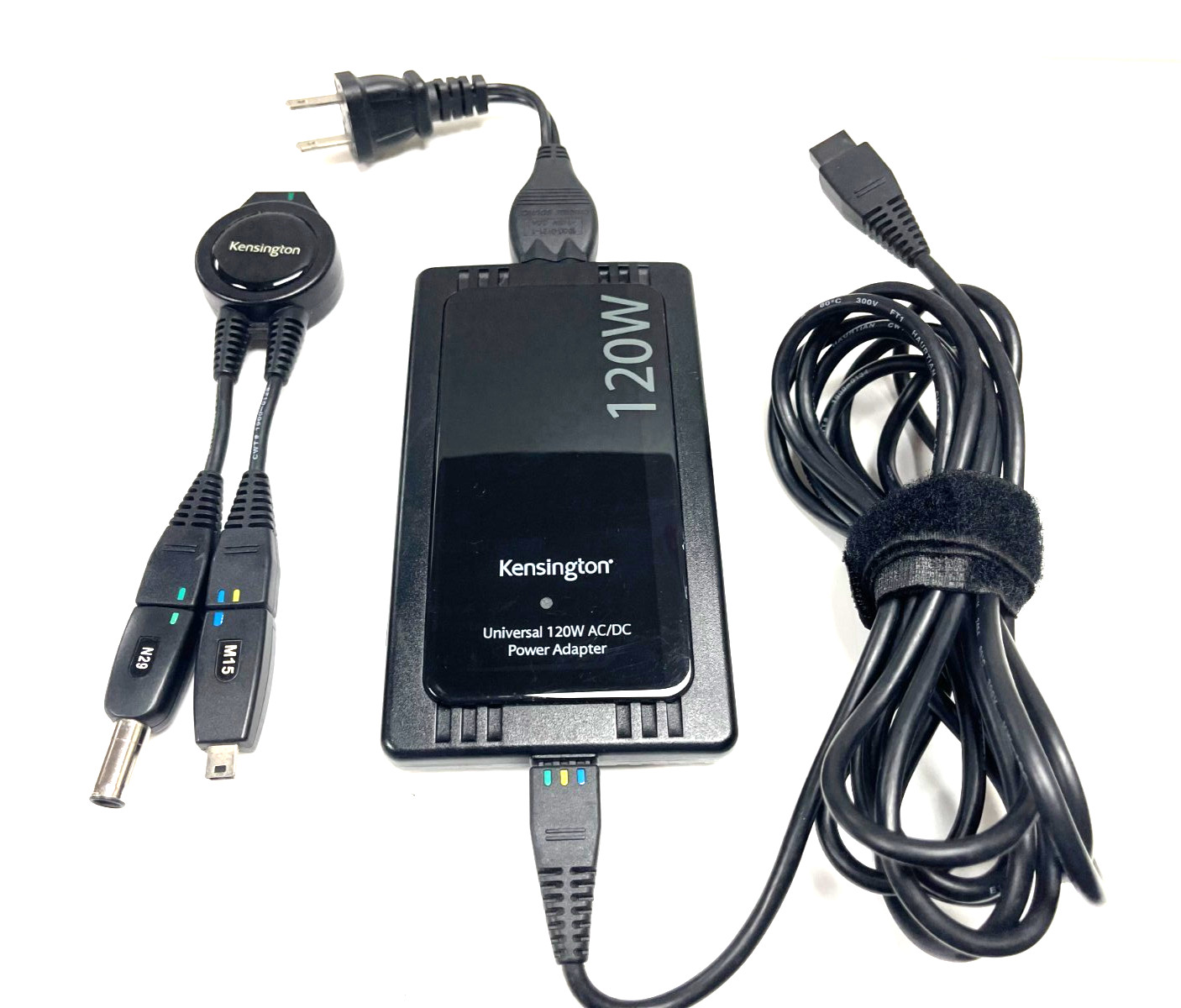 Kensington Portable 120W AC/DC Universal Power Supply Adapter Black Model 33197