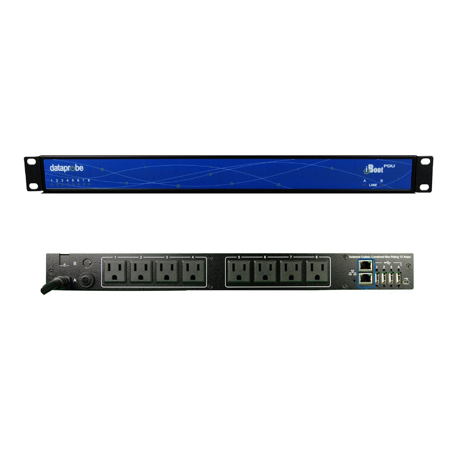 Dataprobe iBoot PDU Intelligent Power Distribution - iBoot-PDU8A-N15
