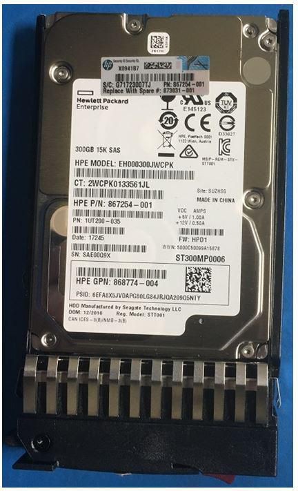HP 873031-001 872842-B21 HDD 300GB 12G 15K SFF SAS ~E~