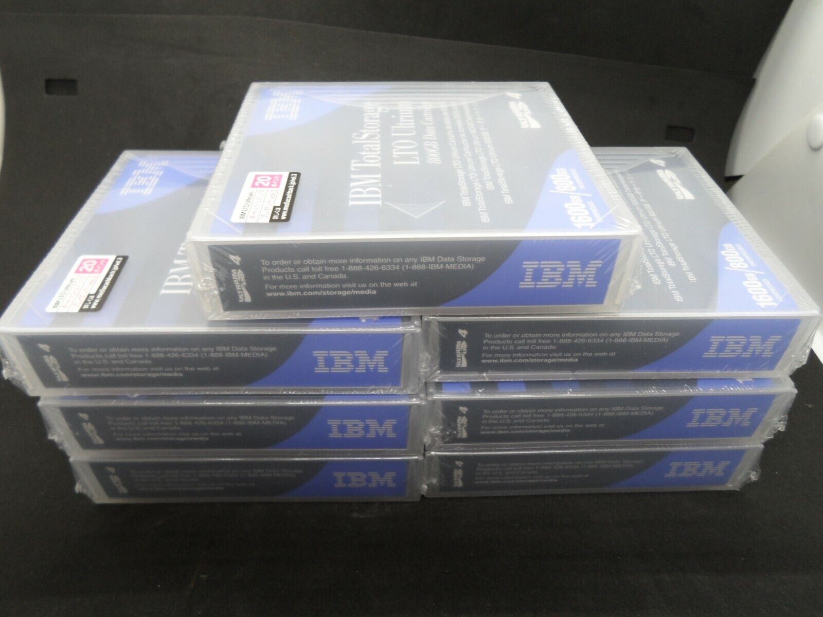One NEW Factory Sealed IBM LTO4 Ultrium4 95P4436 800Gb 1600GB Data cartridge