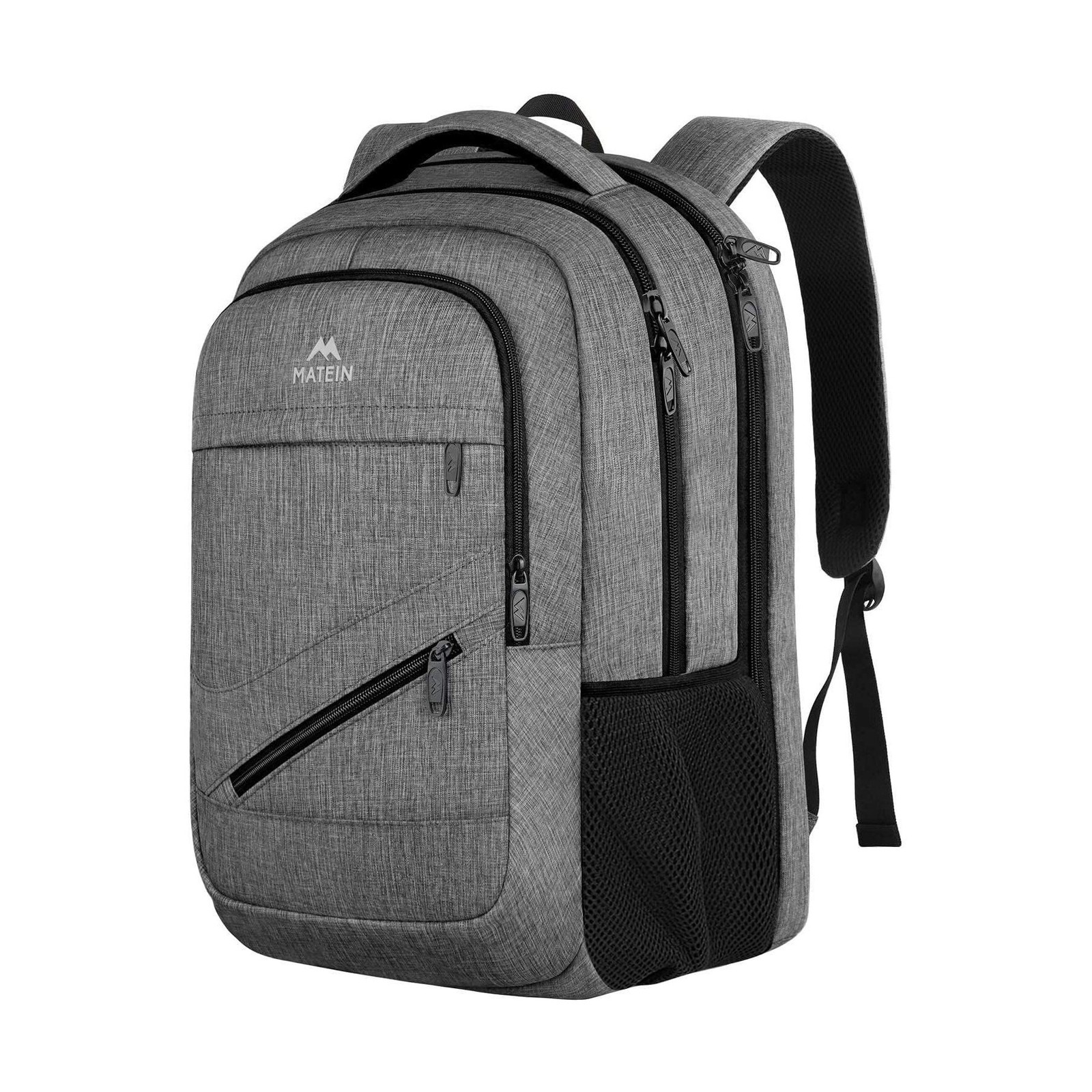 MATEIN Travel Laptop Backpack, 17 Inch TSA Approved Carry On Work Bag Grey