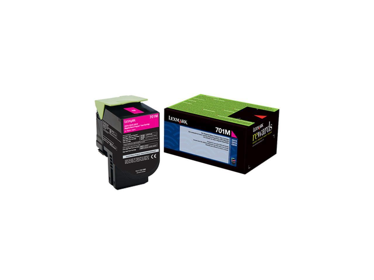 Lexmark 70C10M0 Return Program Toner Cartridge - Magenta