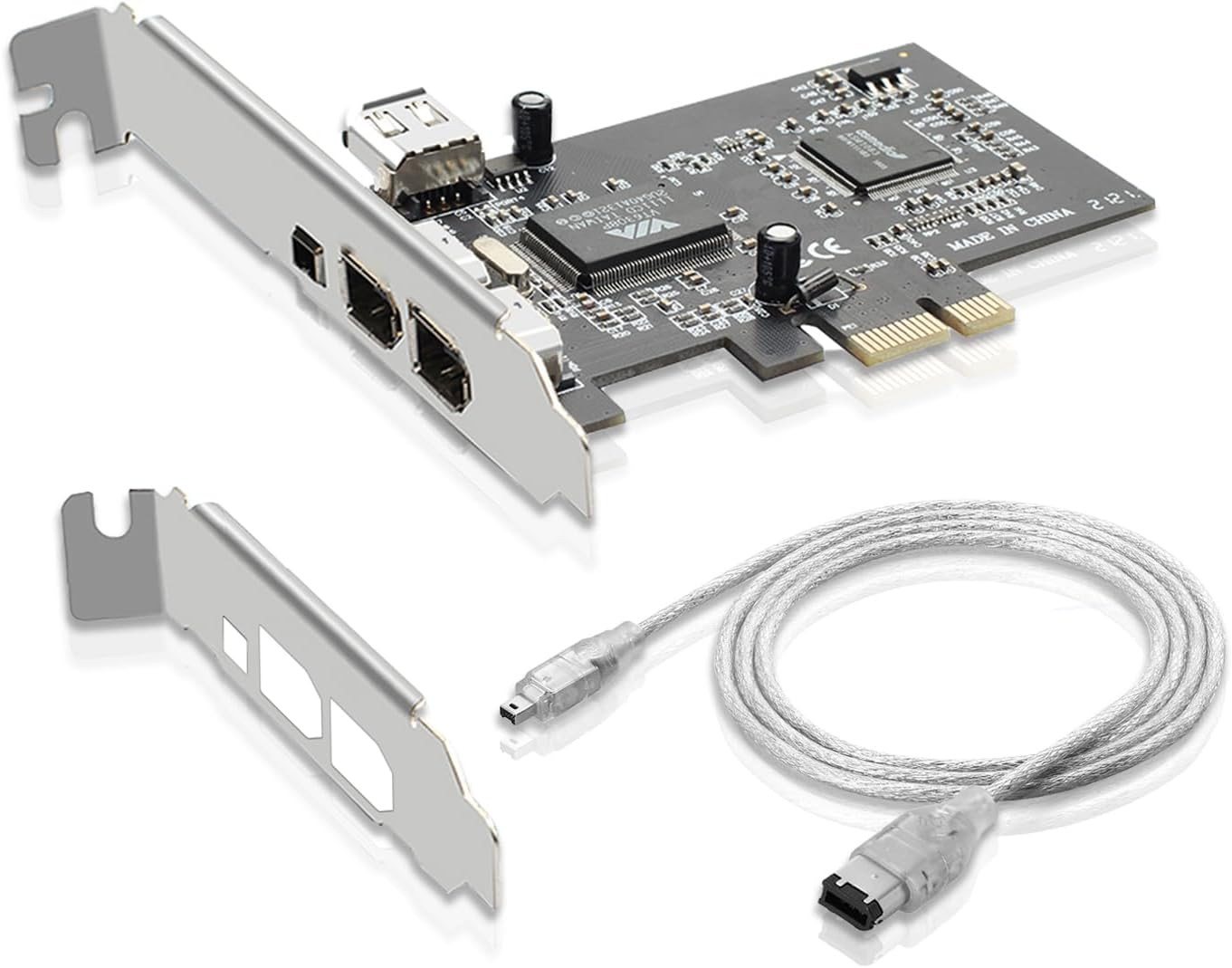 Pcie Firewire 400 Card,Ieee 1394A PCI Express 4 Ports Pcie Card ,Firewire 400