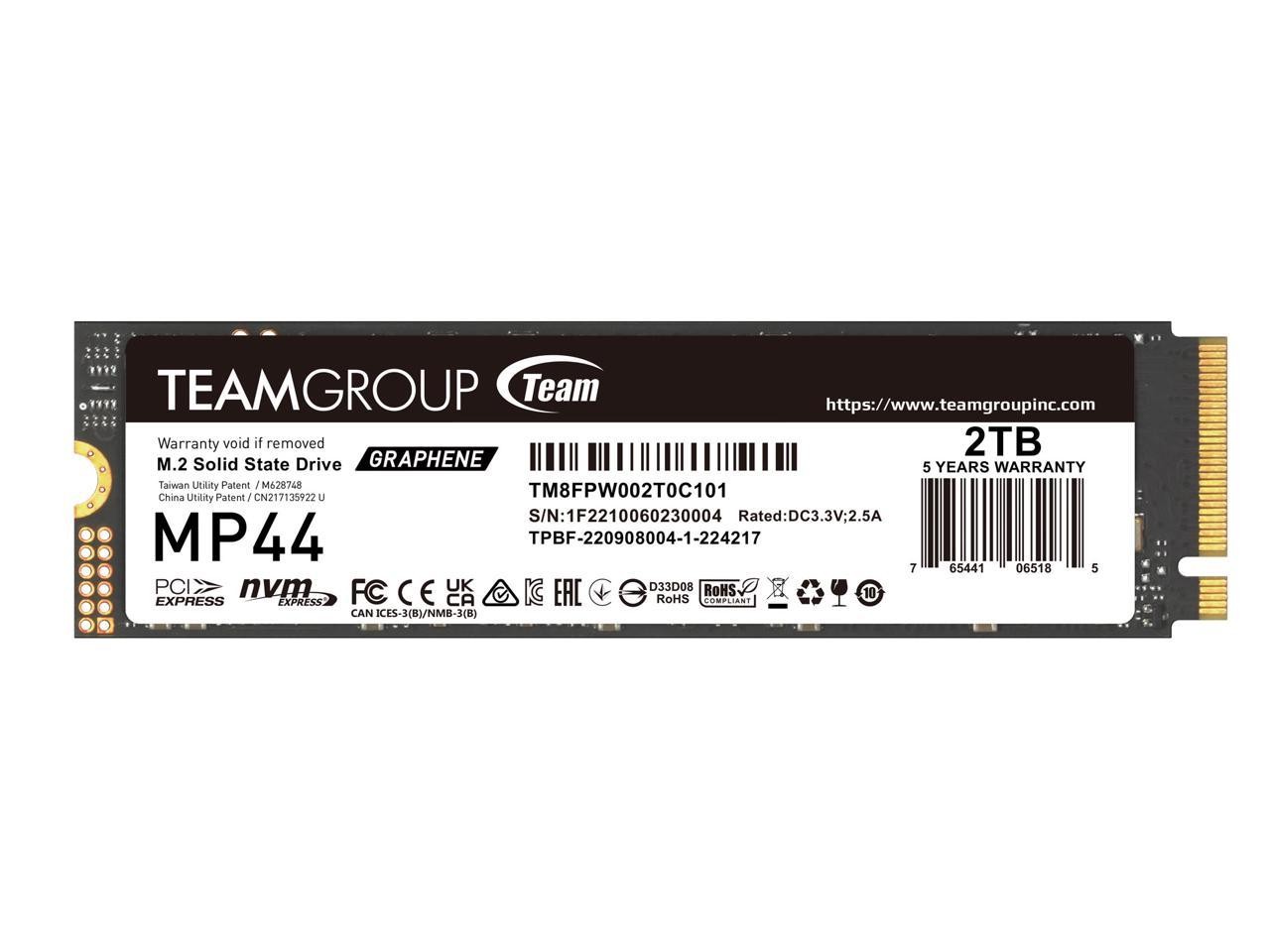 Team Group Inc TM8FPW002T0C101 2TB SSD