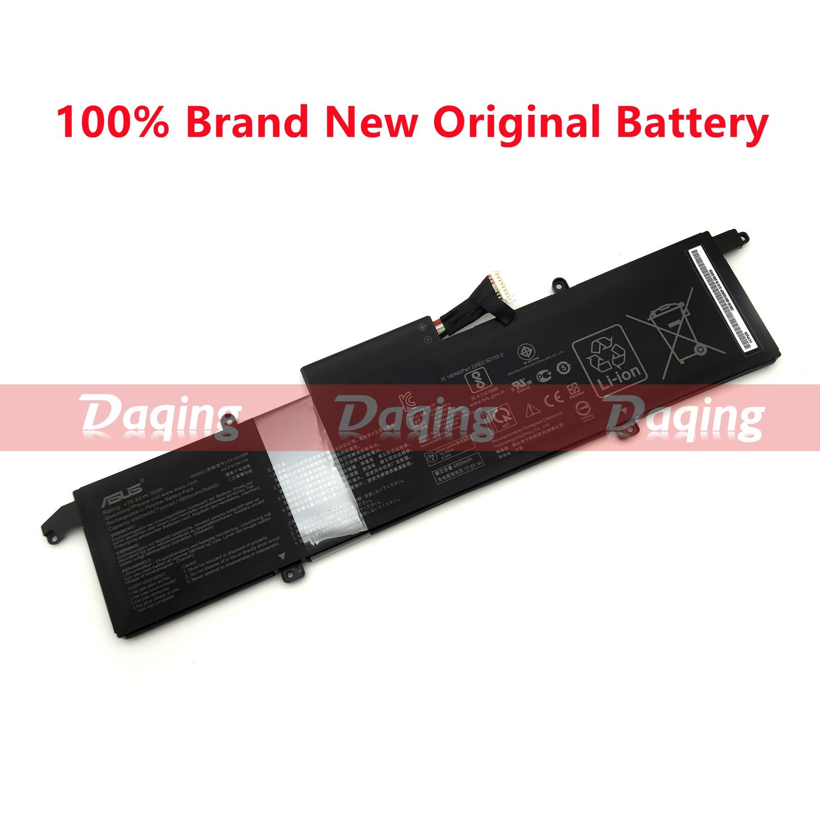 New Original C41N1908 Battery for Asus ROG Zephyrus G14 GA401IU GA401IV GA401II