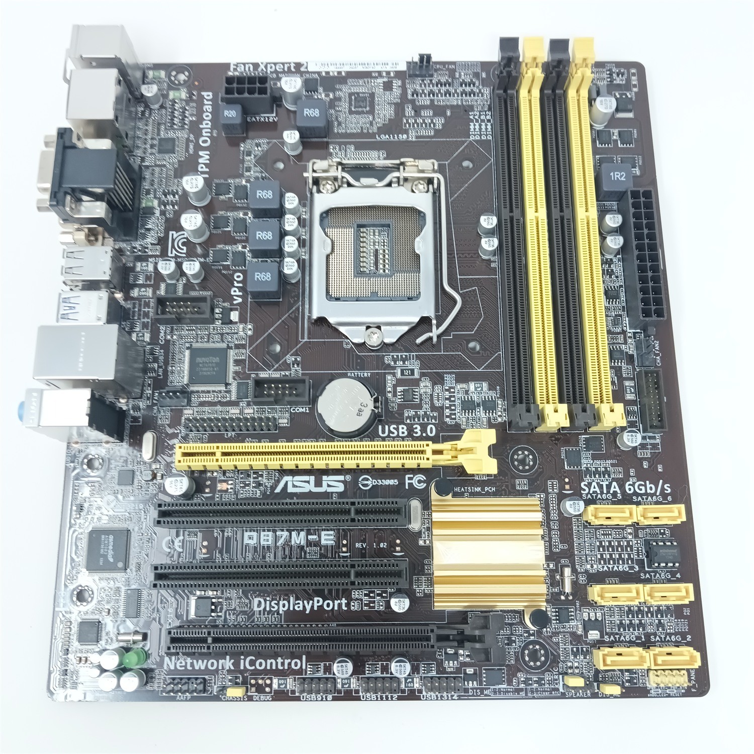 ASUS B87M-E LGA 1150 Micro-ATX Motherboard Intel B87 DDR3 USB 3.0 DP HDMI VGA