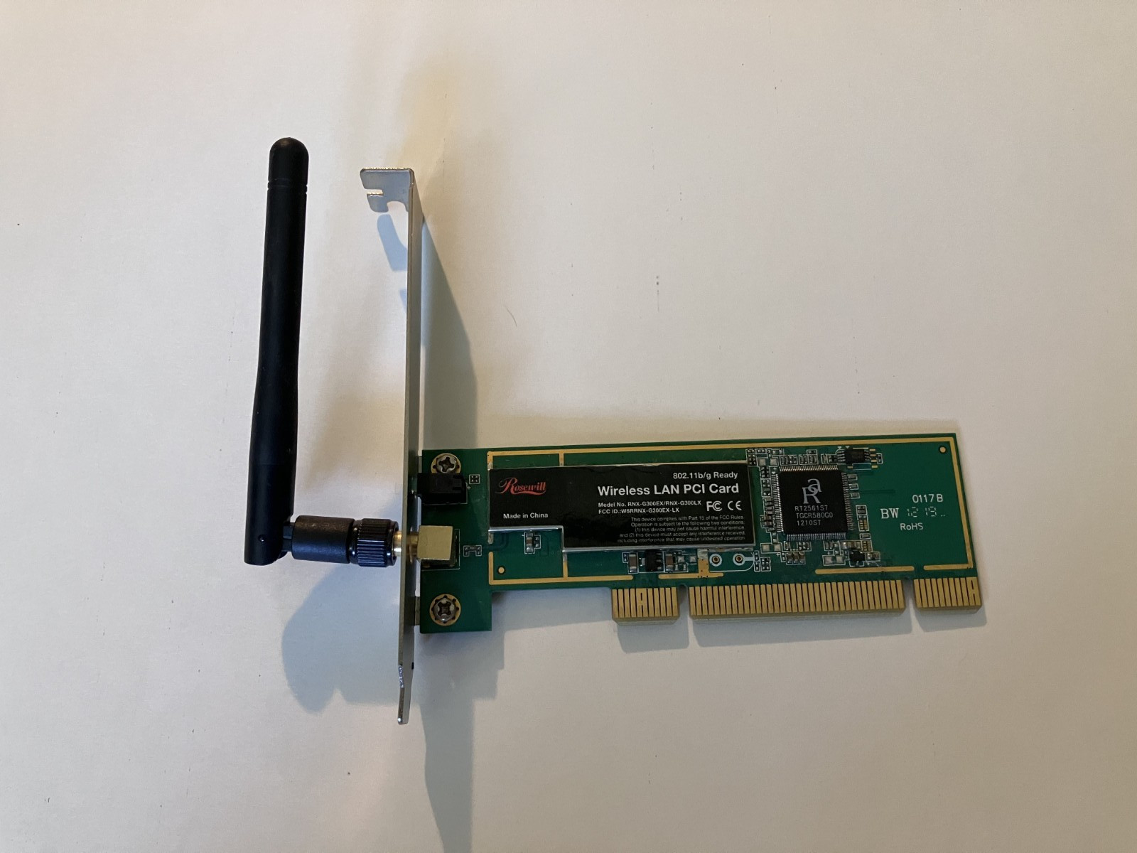 Rosewill RNX-G300EX Lan PCI Wireless Card With Antenna