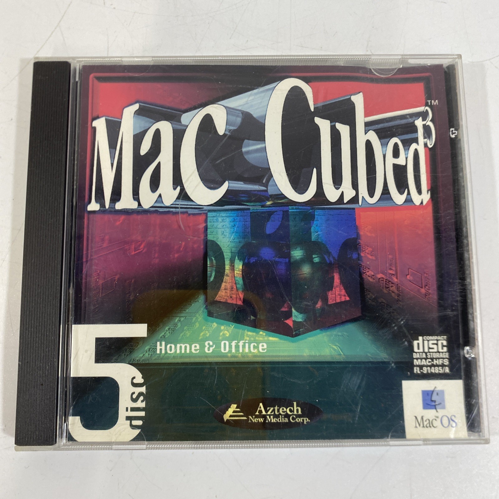 Aztech Mac Cubed Disc 5 Home & Office Vintage Apple Software 1997