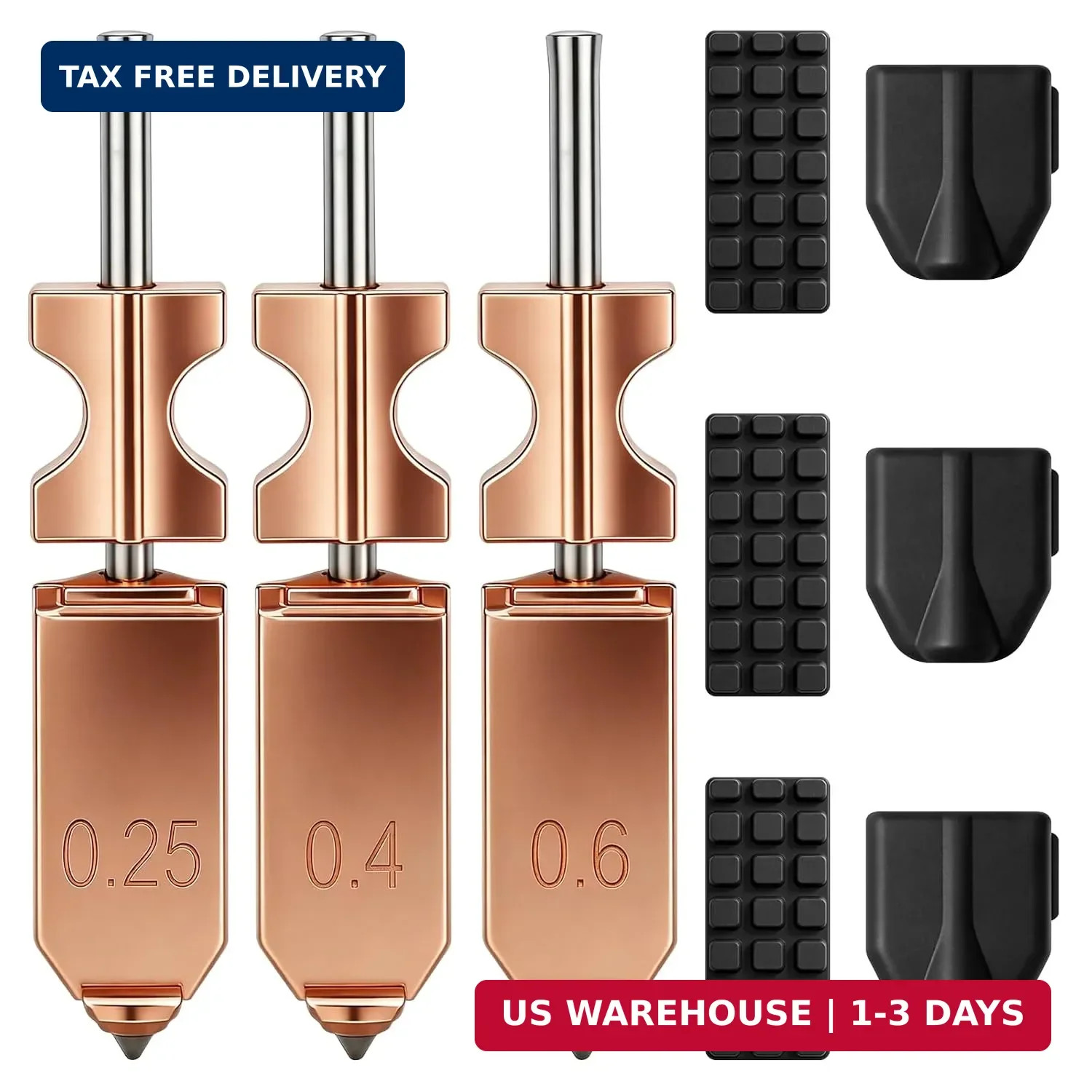 Upgraded Compatibility with Flashforge AD5X Nozzle Kit - 0.25MM 0.4MM 0.6MM Nozz