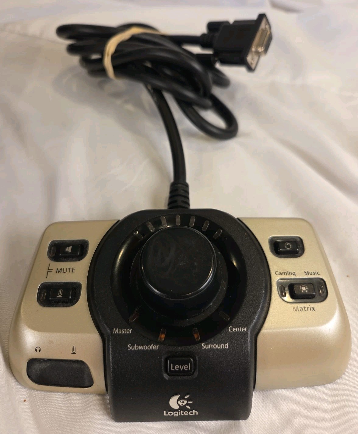 Logitech G51 Volume Controller Sound Wired Remote Pod Control Unit Only OEM