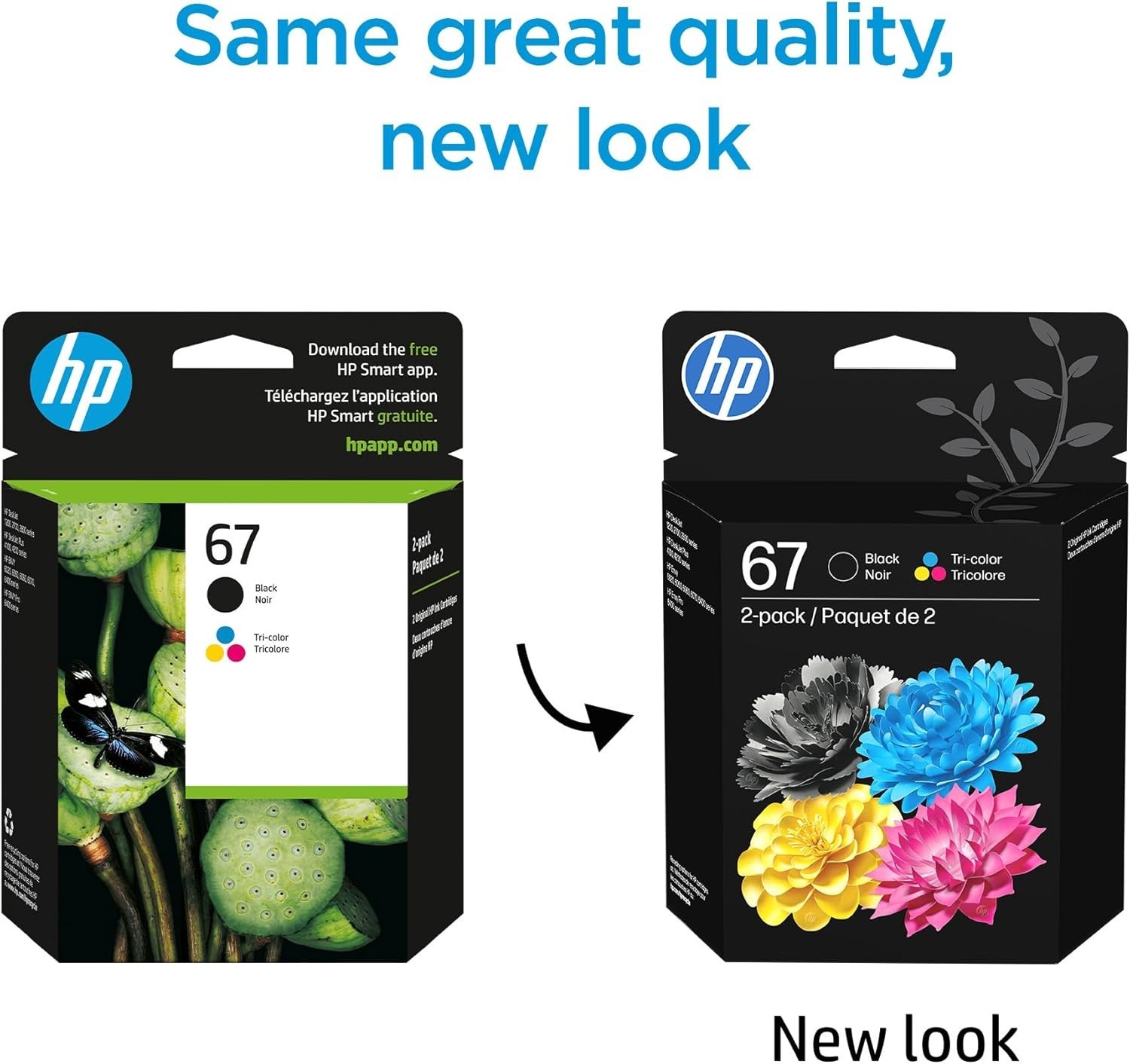 NEW Original HP 67 - 3YP29AN - Black and Tri-Color Ink Cartridges - June 2027