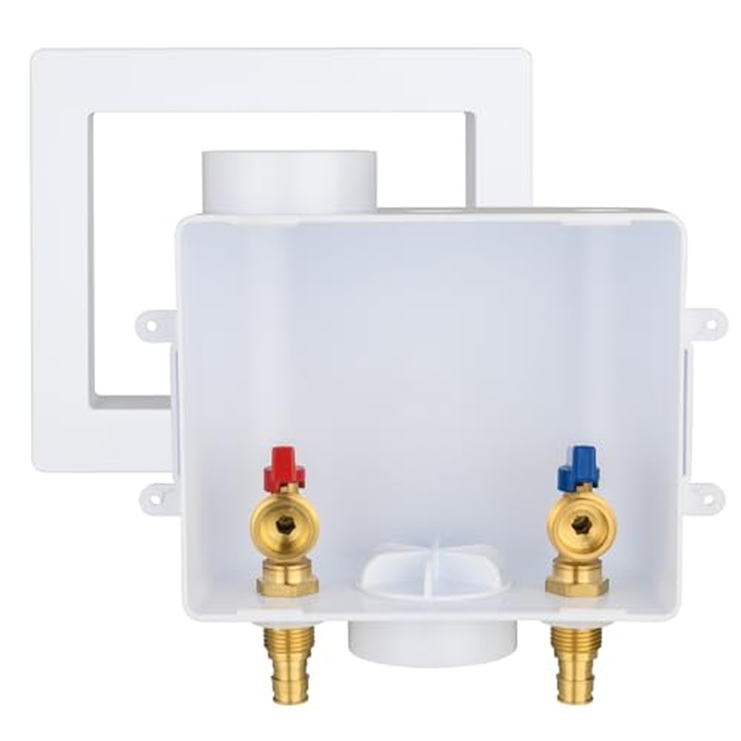 1PC GUOFIS Washing Machine Outlet Box,1/2”PEX x 3/4“MHT Connection P
