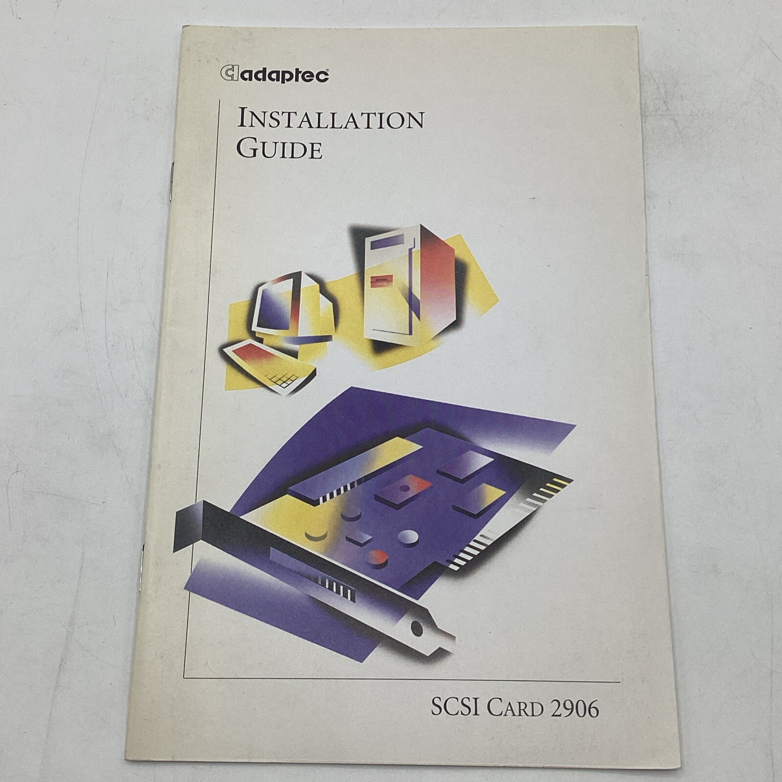 1998 Adaptec SCSI Card 2906 For Macintosh Computers Installation Guide AVA-2906