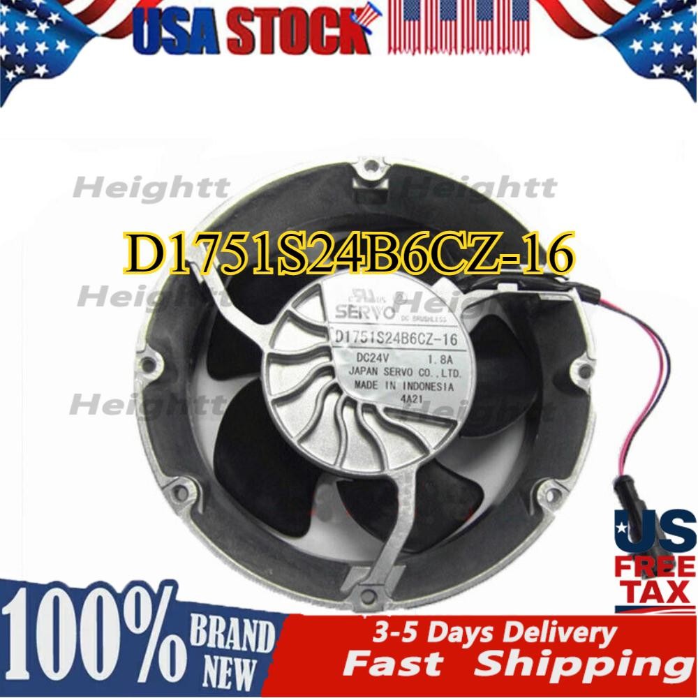 1PC SERVO D1751S24B6CZ-16 DC24V 1.8A ABB Inverter Cooling Fan