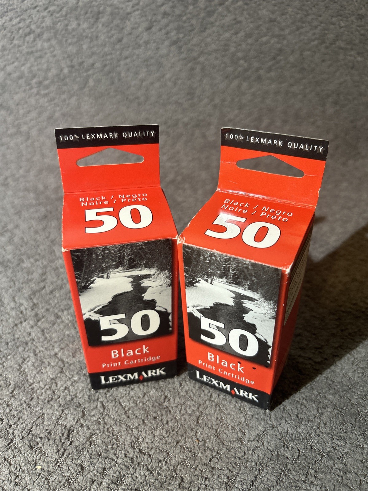 Lexmark 50 Black Print Cartridge/ Genuine/ For P And Z Series  Qty Of 2 Boxes