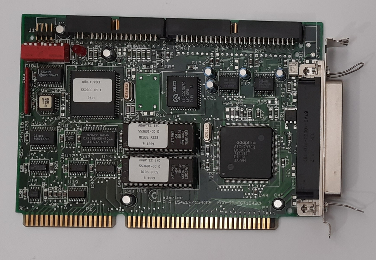 Adaptec AHA-1542CF ISA SCSI Floppy Controller (Retro, 1994)