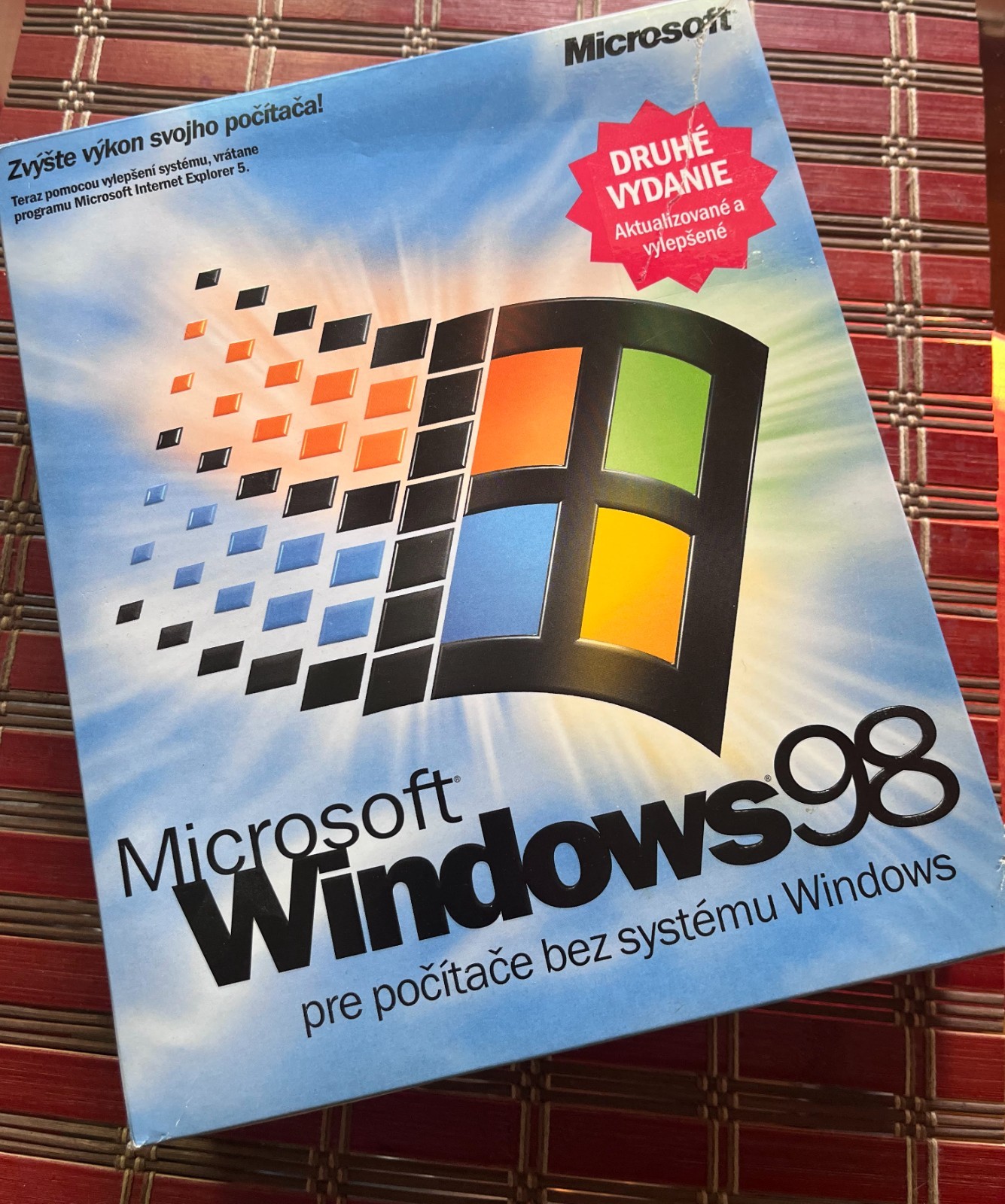 Microsoft Windows 98 Second Edition Slovak Version – Original Retail Box – Seale