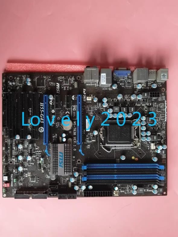1pc used MSI H55-G43 motherboard