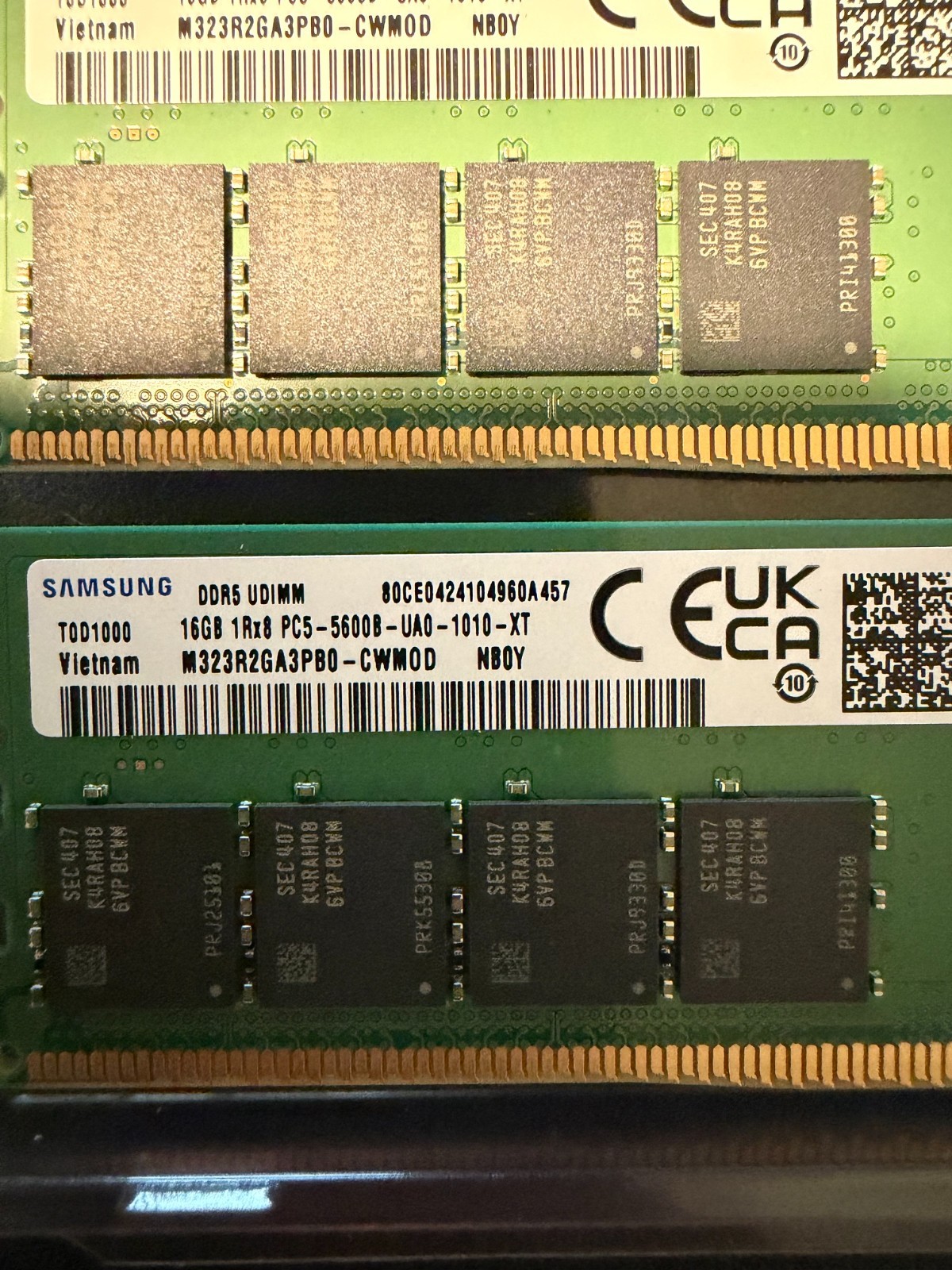 Samsung 32GB (2x16GB) DDR5 5600MHz PC5-44800 RAM M323R2GA3PB0-CWM Alienware R16