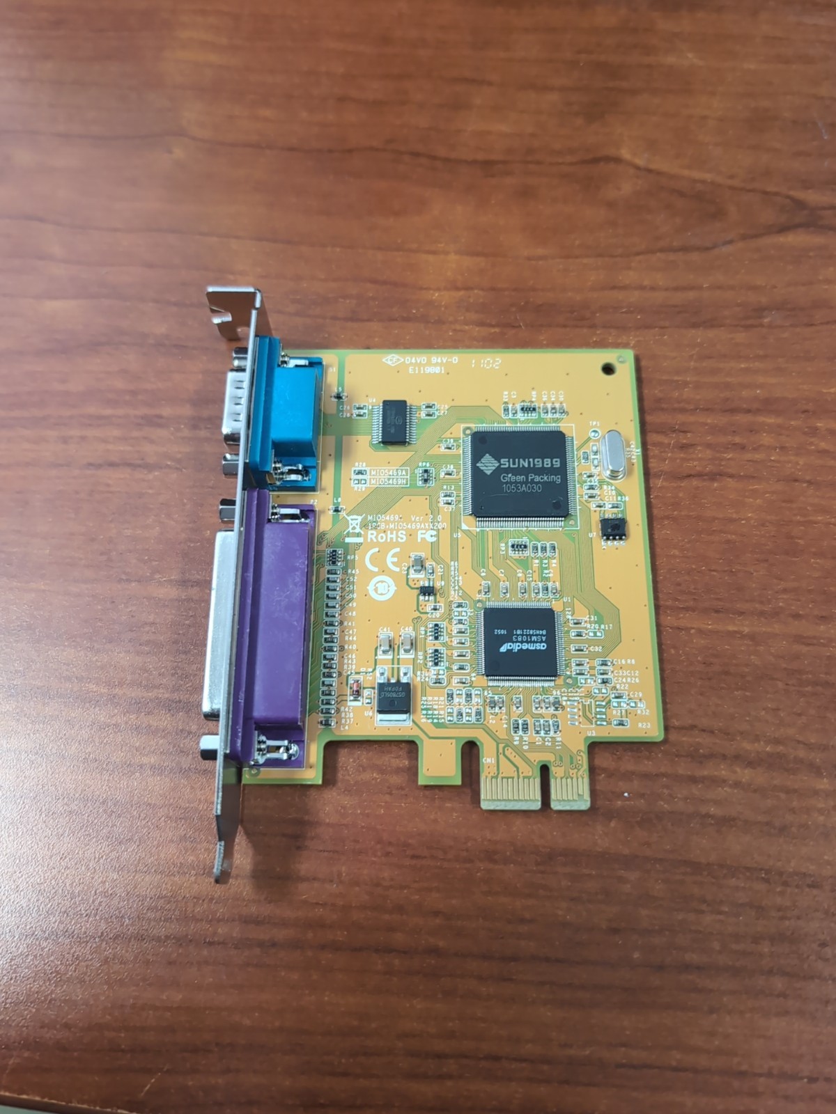 Dell RK-6669 Dual-Port Interface Adapter Card Dell P/N: 0GP385 Tested Working