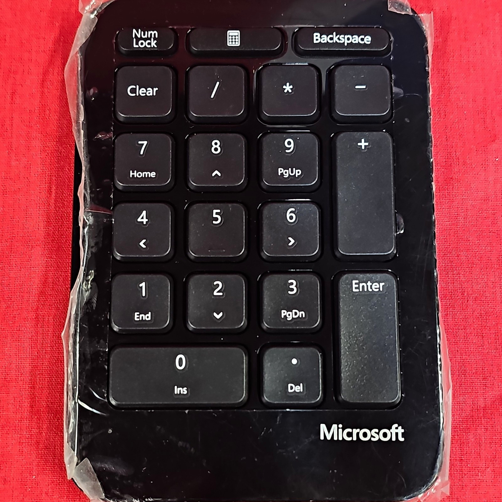 Microsoft Wireless Numeric Keypad Black Portable QWERTY EN Plastic No Dongle