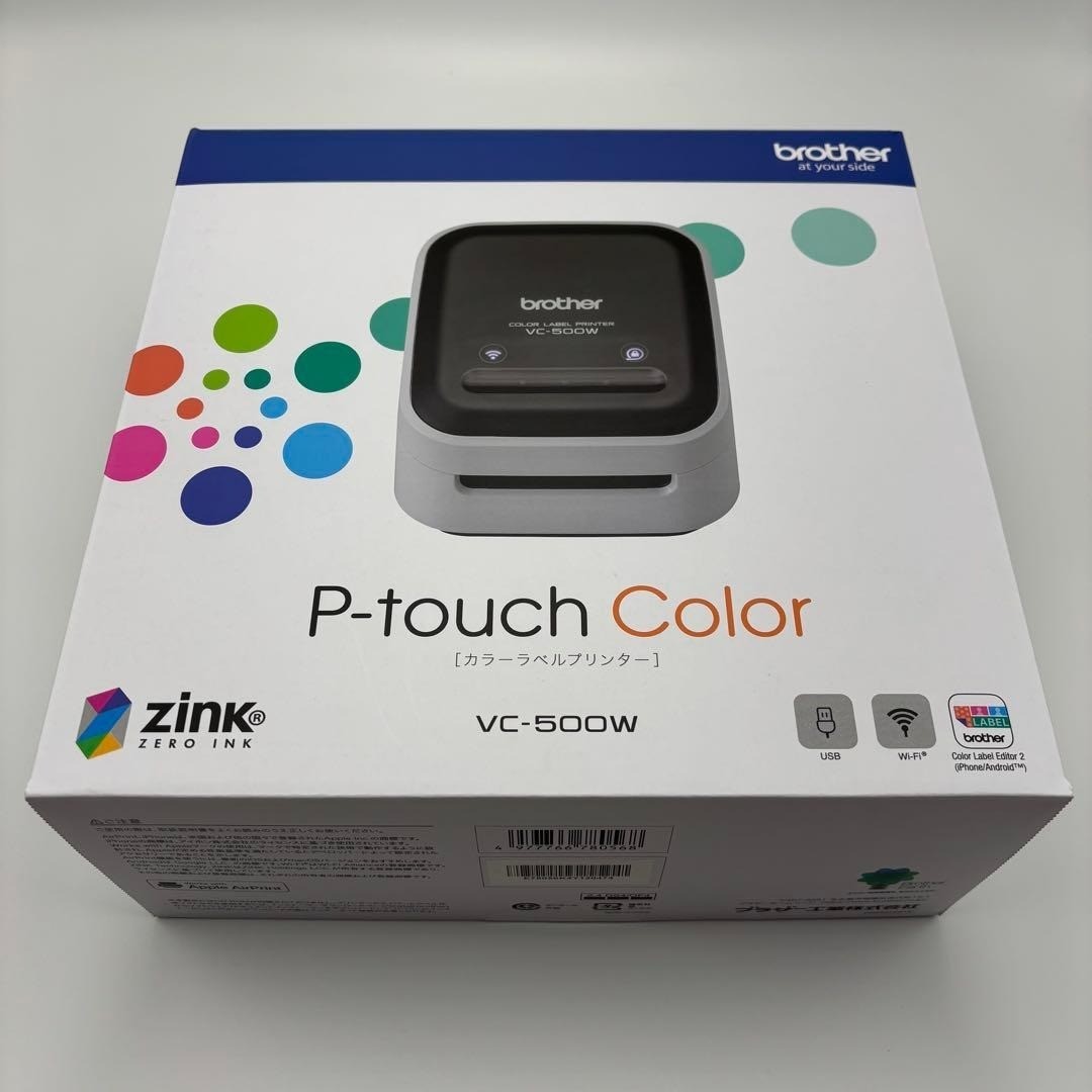 Brother P-touch VC-500W Full Color Thermal Label Printer Wi-Fi USB NEW