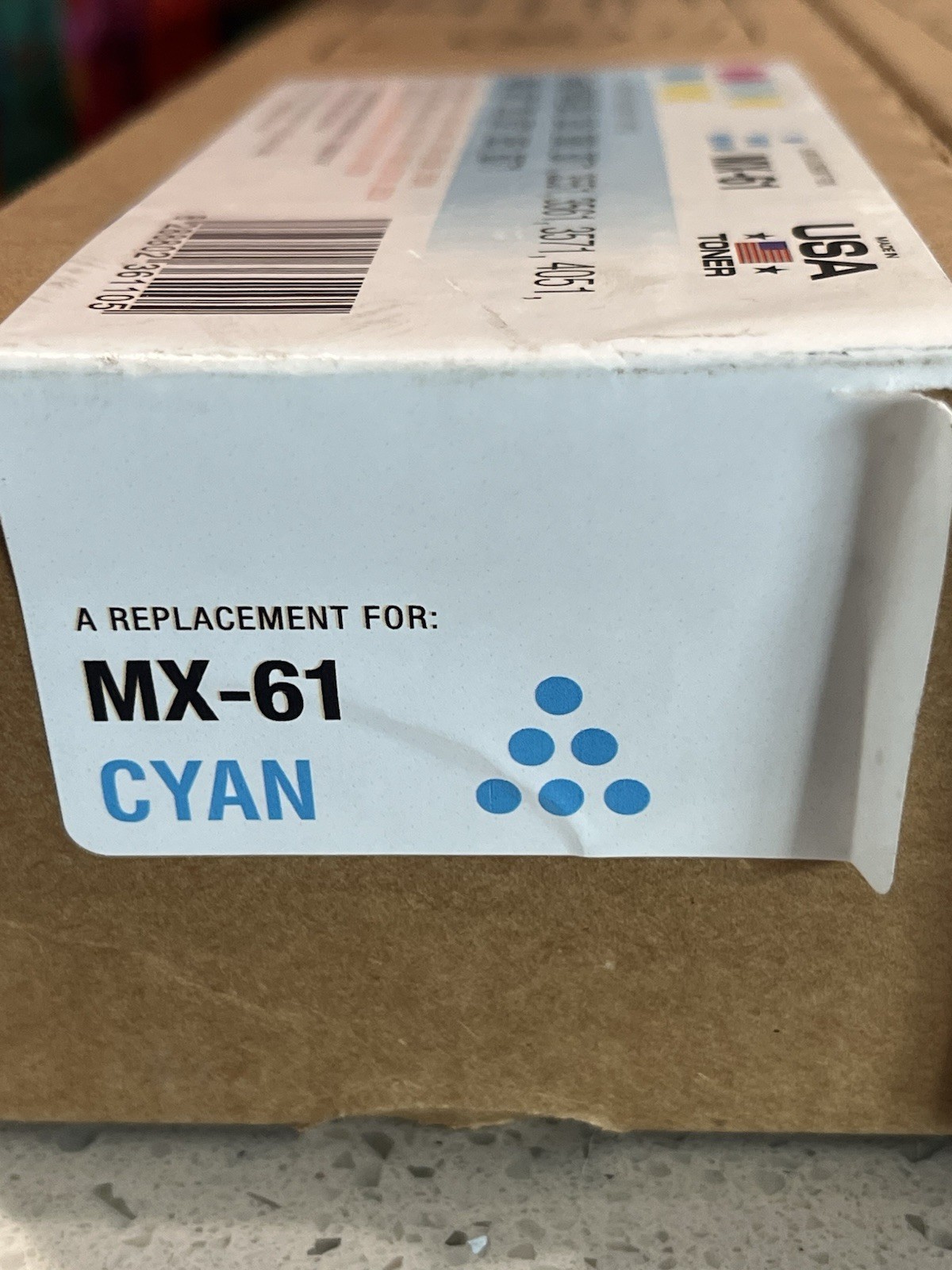 MX-61 Cyan toner Cartridge
