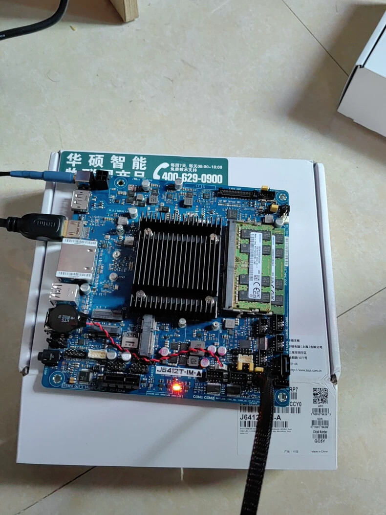 ASUS IOT J6412T-IM-A dual network card ITX industrial wide temperature