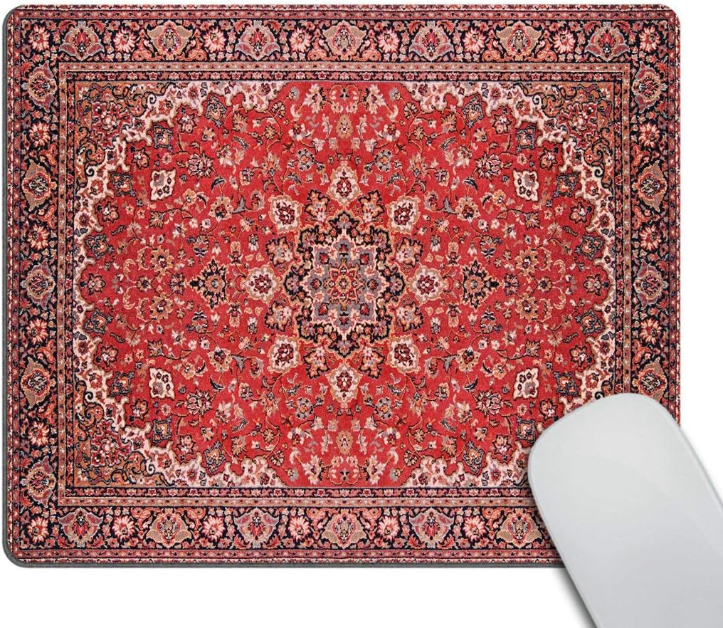 Rug Style Mouse Pad Non Slip Rubber Gaming Mouse Mat Rectangle Desk Pad Laptop