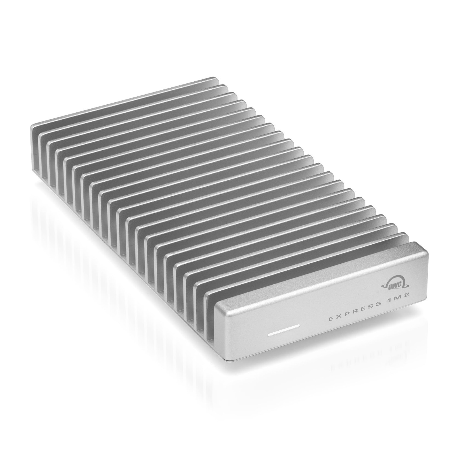 OWC Express 1M2 Portable NVMe SSD USB4 Enclosure, Aluminum Heat Sink