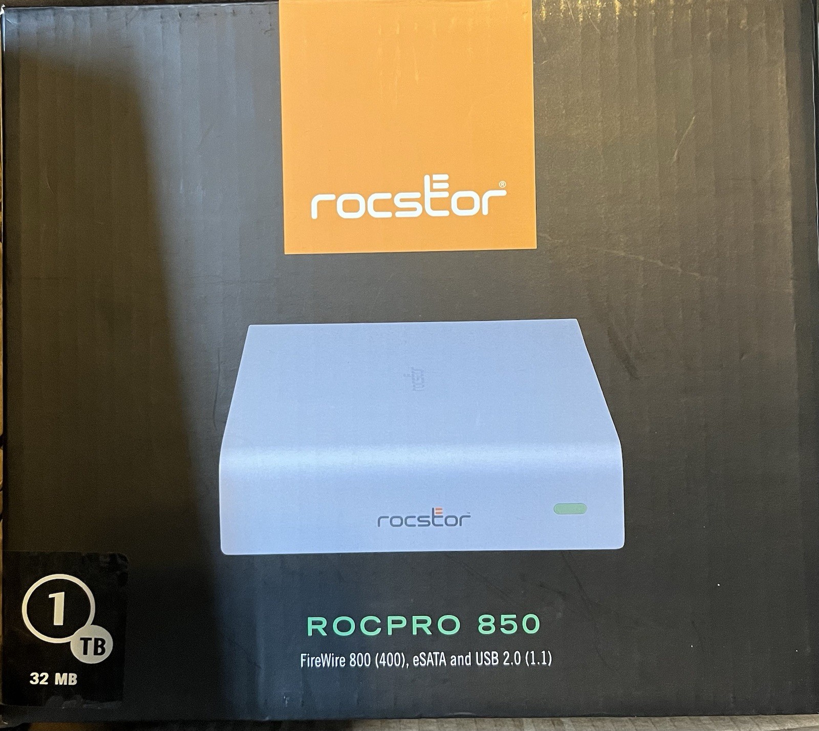 Rocstor Rocpro 850 External Hard Drive | 1TB | FireWire 800, eSATA & USB 2.0