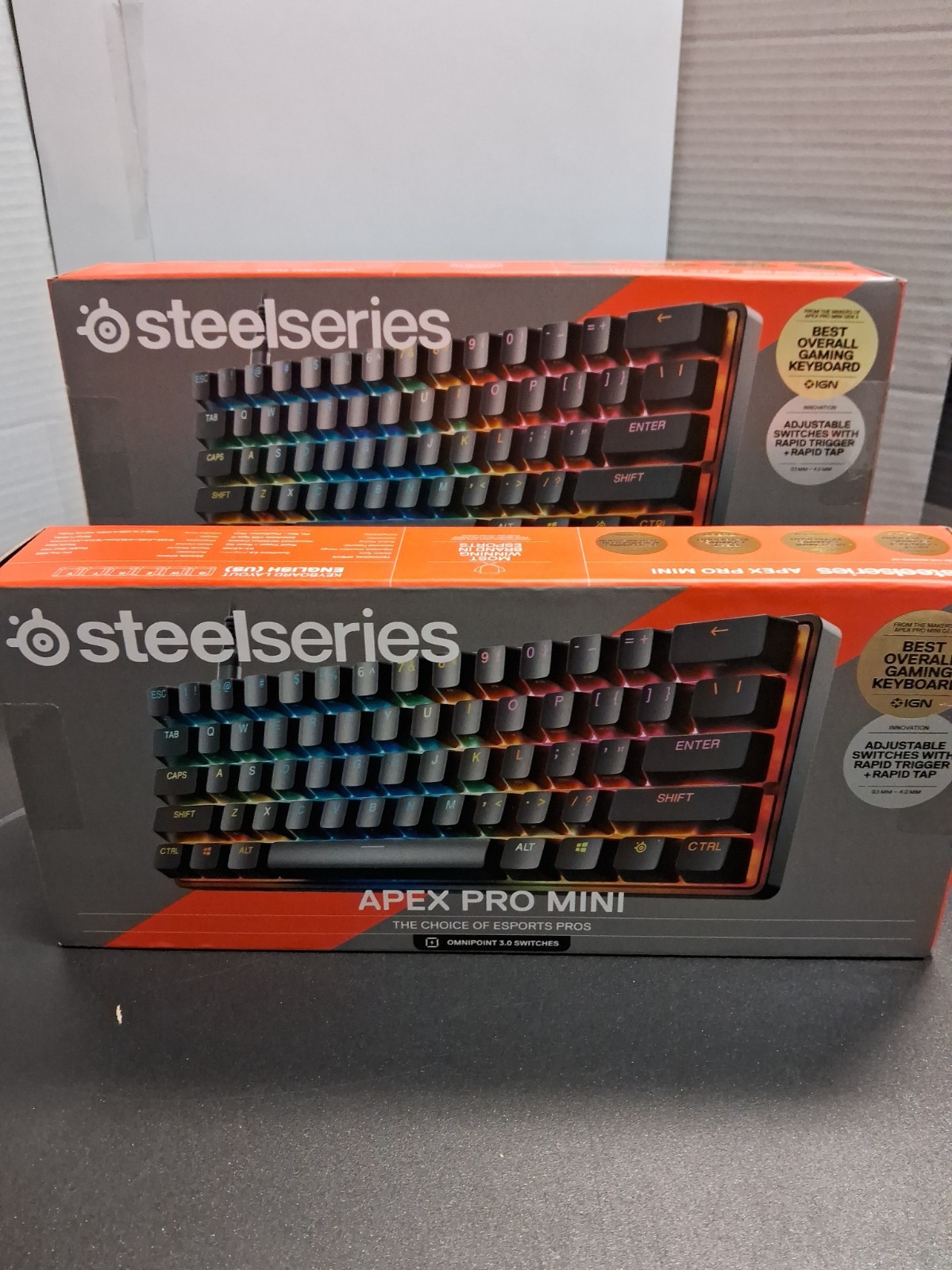 SteelSeries Apex Pro Mini Gen 3 60% RGB Gaming Keyboard 64913 NEW SEALED