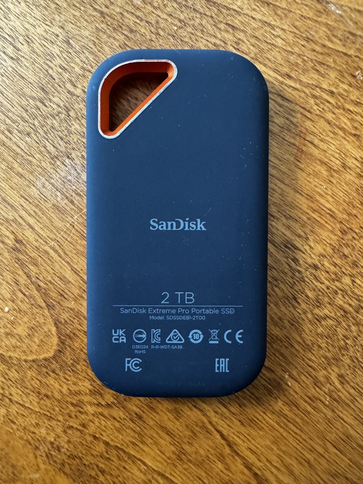 SanDisk Extreme Pro V2 2TB Portable SSD USB-C with Cable - SDSSDE61-2T00
