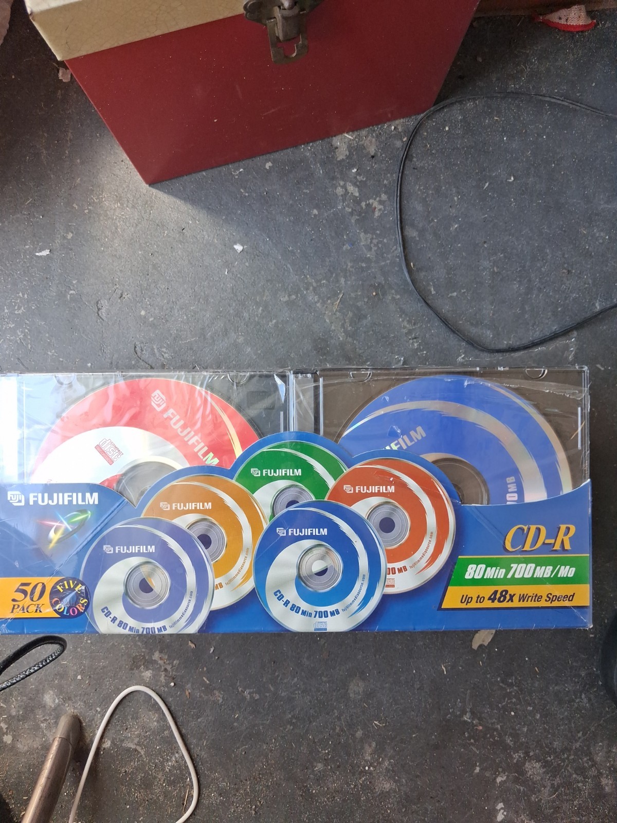 New 50 Pack Fujifilm  CD-R 48x 700mb 80min Sealed (Japan)