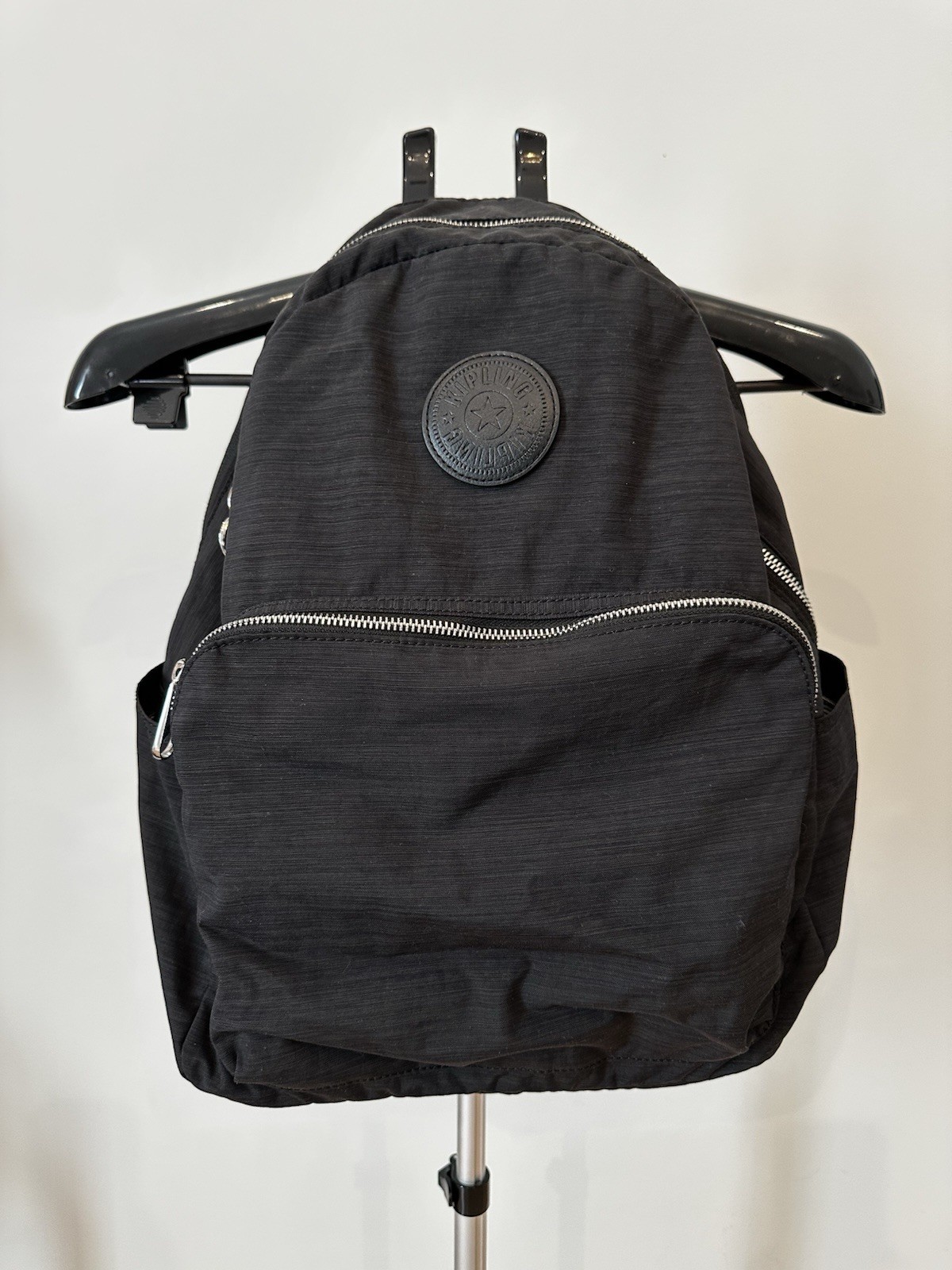 Kipling Citrine 13 Inch Laptop Backpack Black Dazz Great Condition