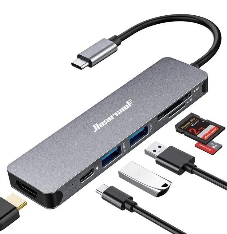 Hiearcool MacBook Pro USB-C To HDMI 7 In 1 Adapter (UCN3286)