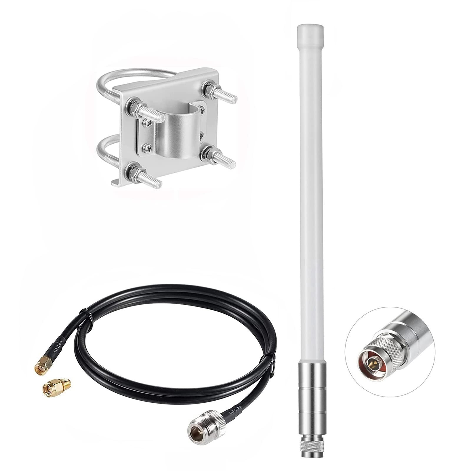LoRa 915MHz Antenna 5.8dBi Long Range 10ft Cable Helium Hotspot Miner IOT