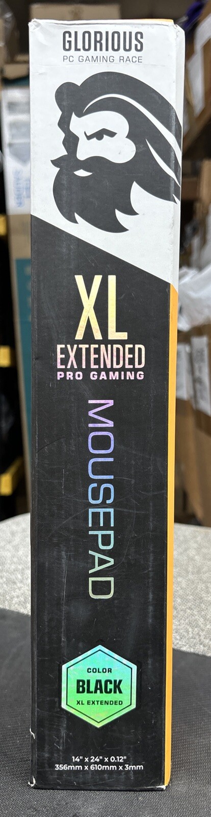 Glorious XL Extended Gaming Mouse Mat/Pad - Large, Wide (XL Extended) Black