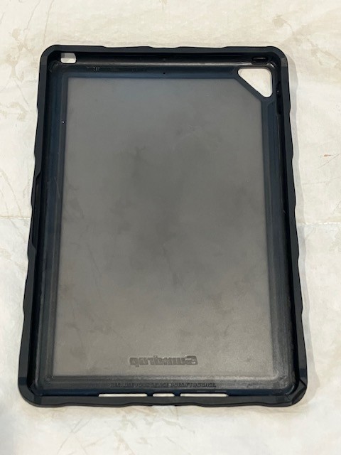 Gumdrop 01A001 Rubber Case For 10.2” Ipad, Black border/smokey gray transparent
