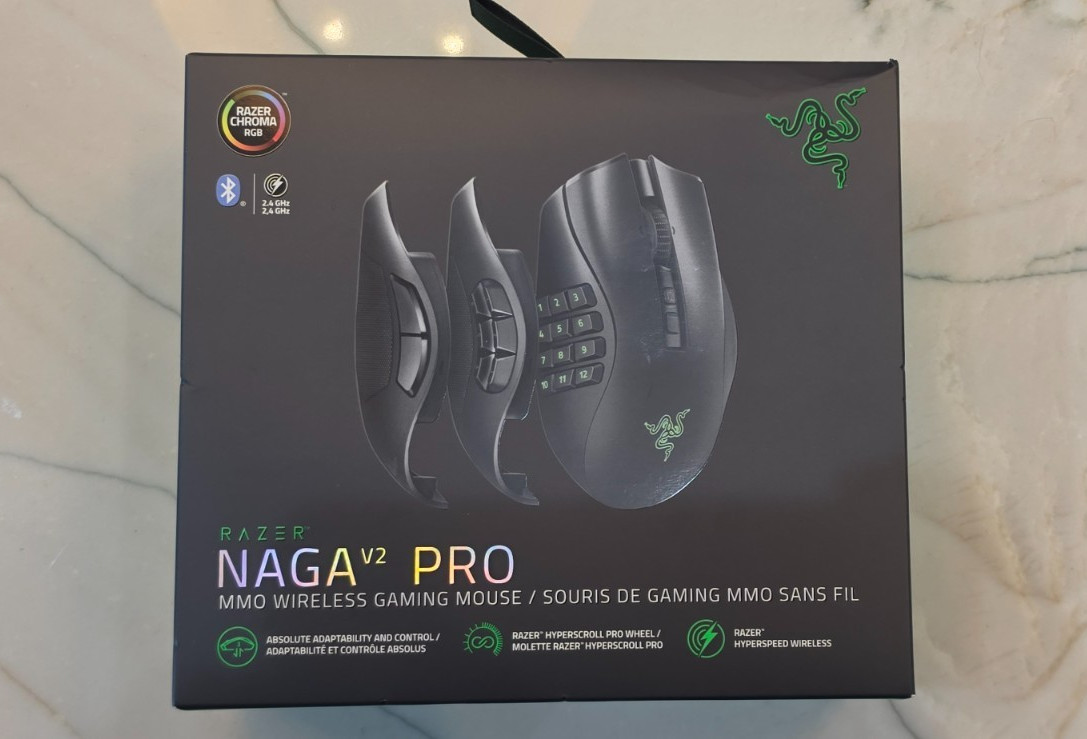 🖱️🔥 RAZER NAGA V2 PRO WIRELESS MMO GAMING MOUSE 🔥 👉 🚨 BRAND NEW 🚨 👈