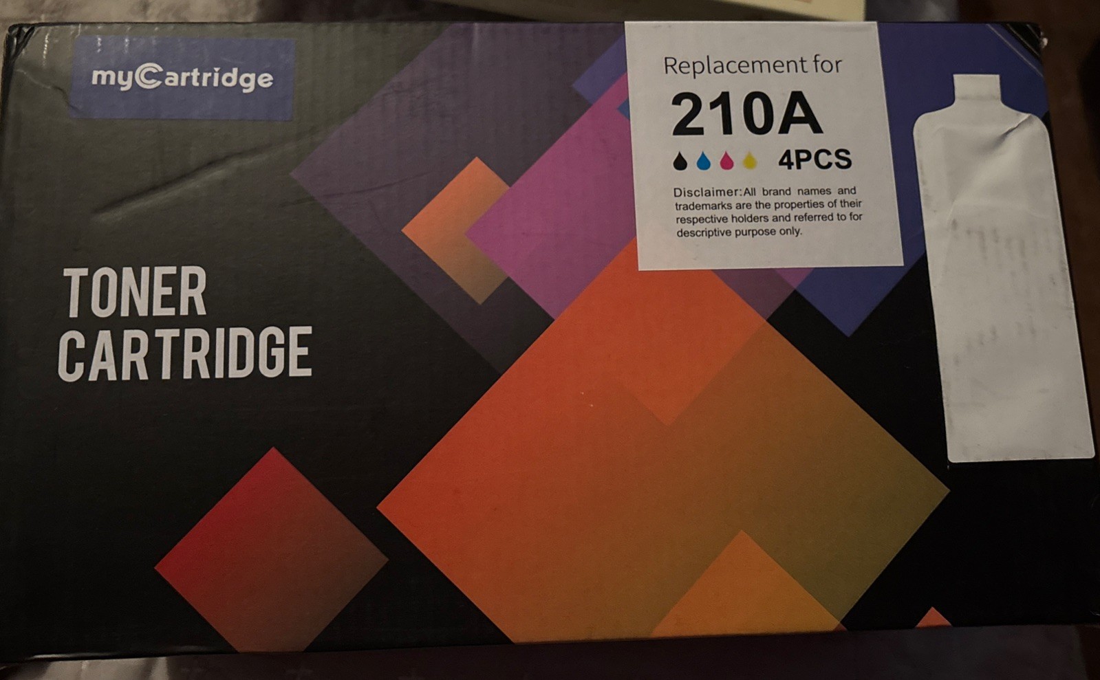 myCartridge - Replacement For 210A Laser Toner Cartridges - Includes 4 B/C/M/Y