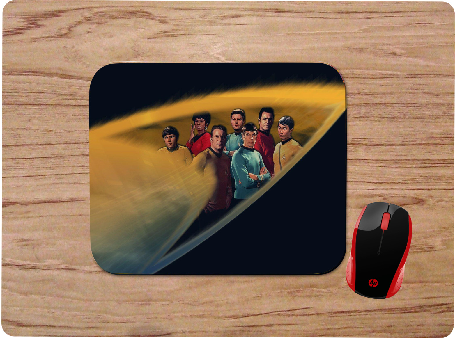 STAR TREK ORIGINAL SERIES CUSTOM DESIGN MOUSE PAD MOUSEPAD DESK MAT PC GAMING D2