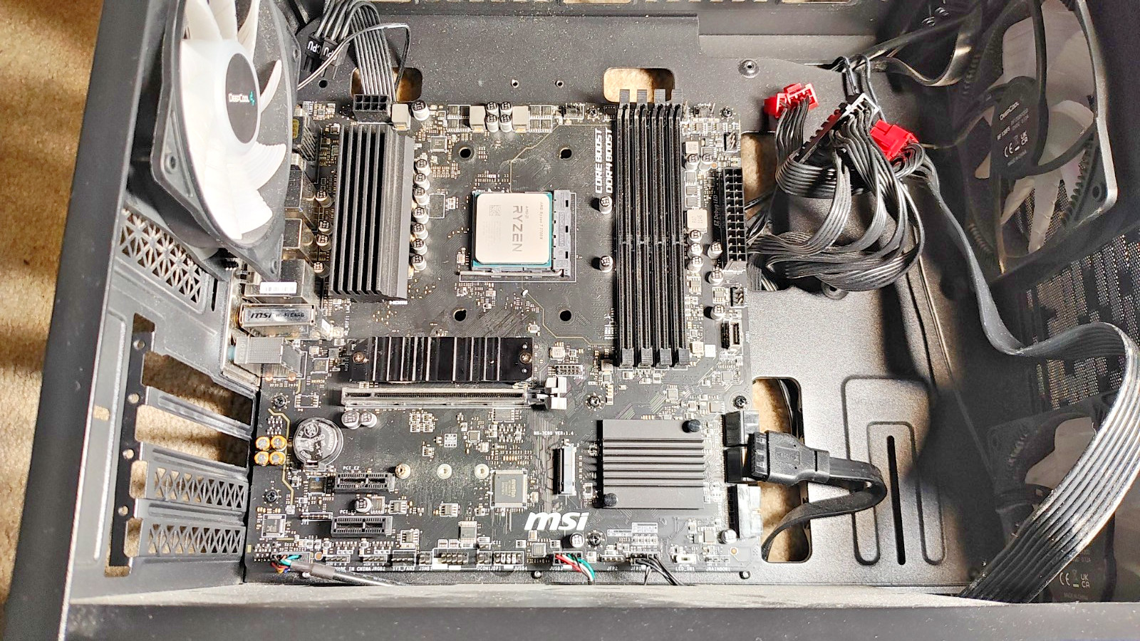 MSI B550M PRO-VDH WIFI AM4 Micro ATX Motherboard DDR4 WiFi w/ I/O Shield Tested
