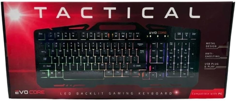 Evo Core Tactical LED Backlit Gaming Keyboard