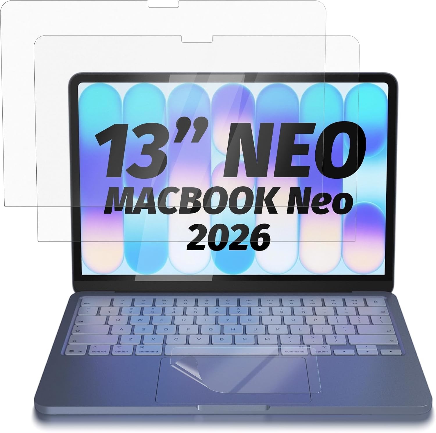 Screen Protector Compatible for MacBook Neo 13-inch, 2 Pack Matte Tempered Glass