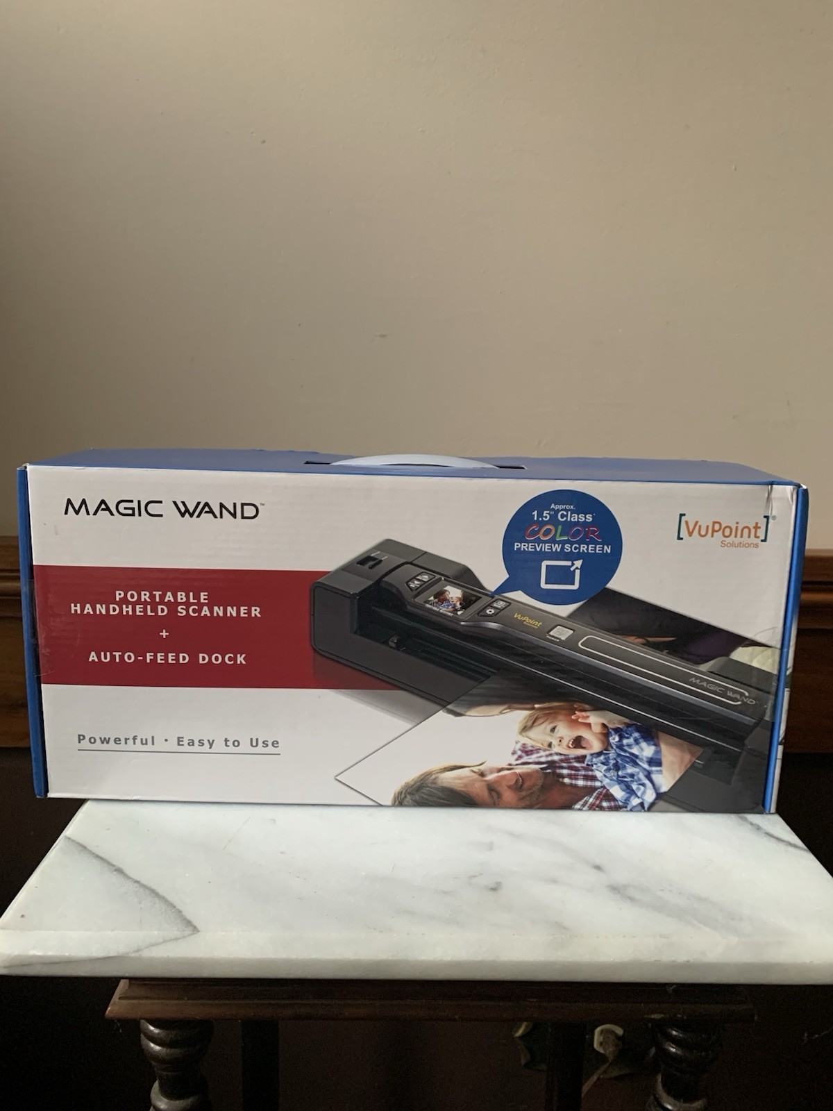 NIB Vupoint Solutions PDSDK-ST470GC Magic Wand Portable Scanner With Color LCD