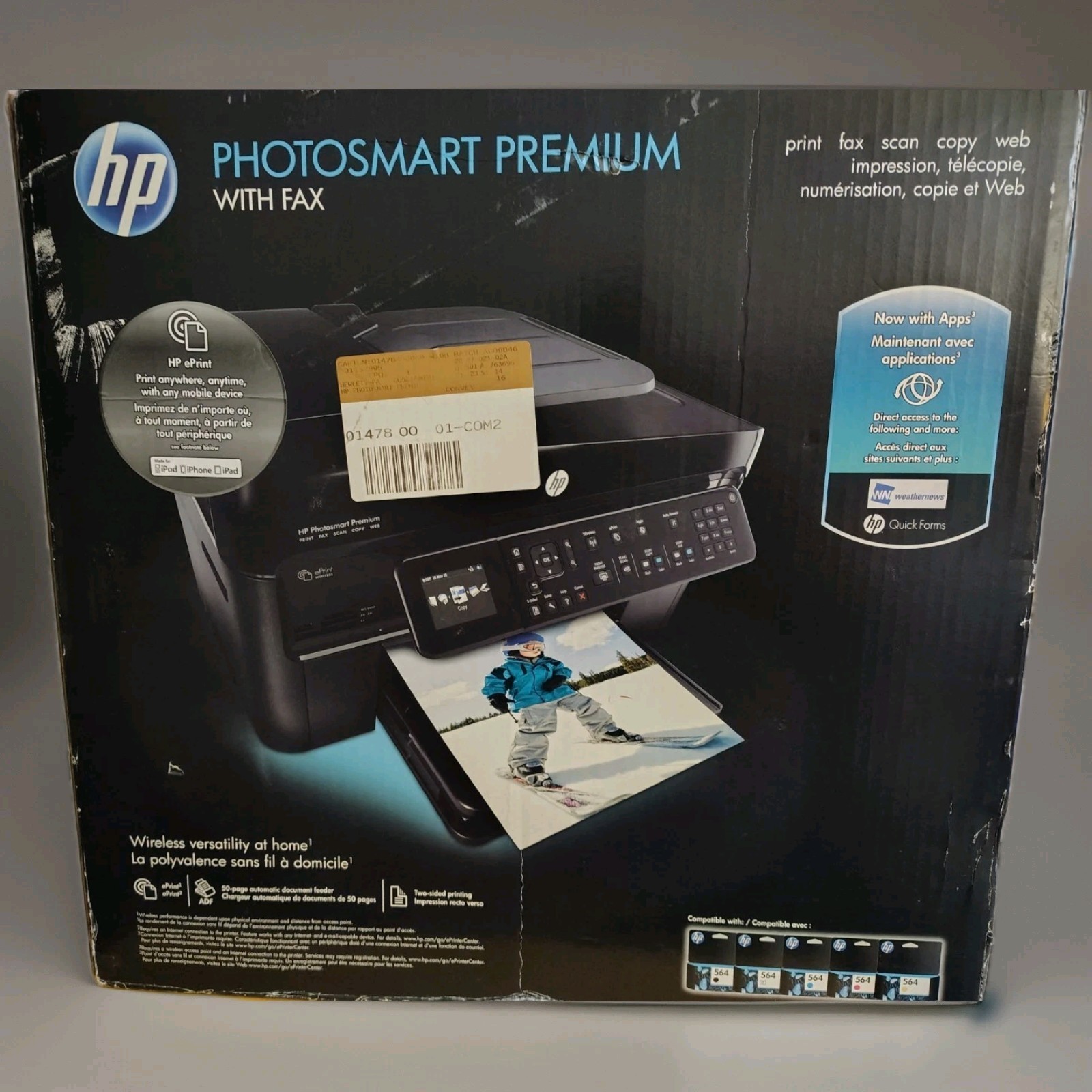 HP Photosmart Premium C410A All-In-One Inkjet Printer