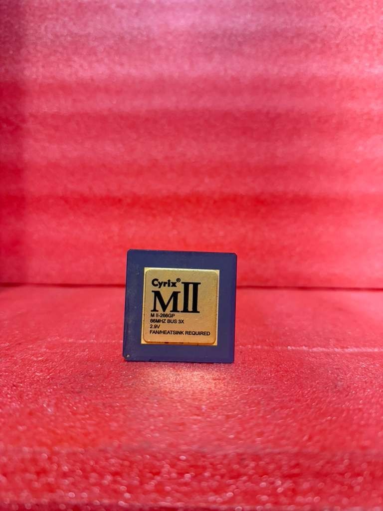 Cyrix MII-266GP Socket 7 CPU Processor 66MHz 3x 2.9V Retro Gaming Chip