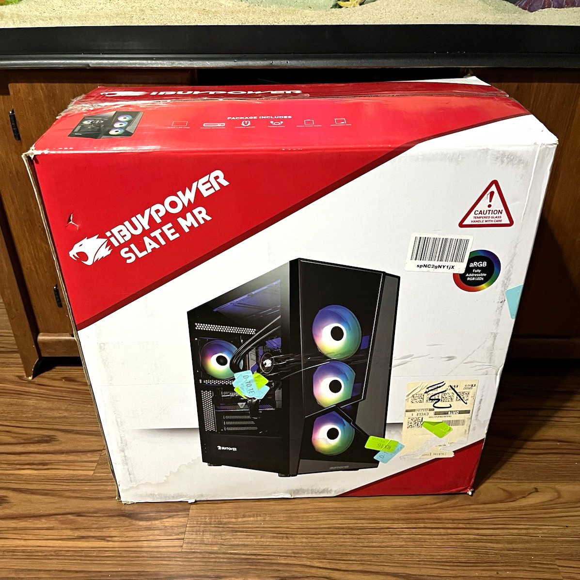 iBUYPOWER Slate MR Gaming Desktop Tower PC, Black, RGB Lighting