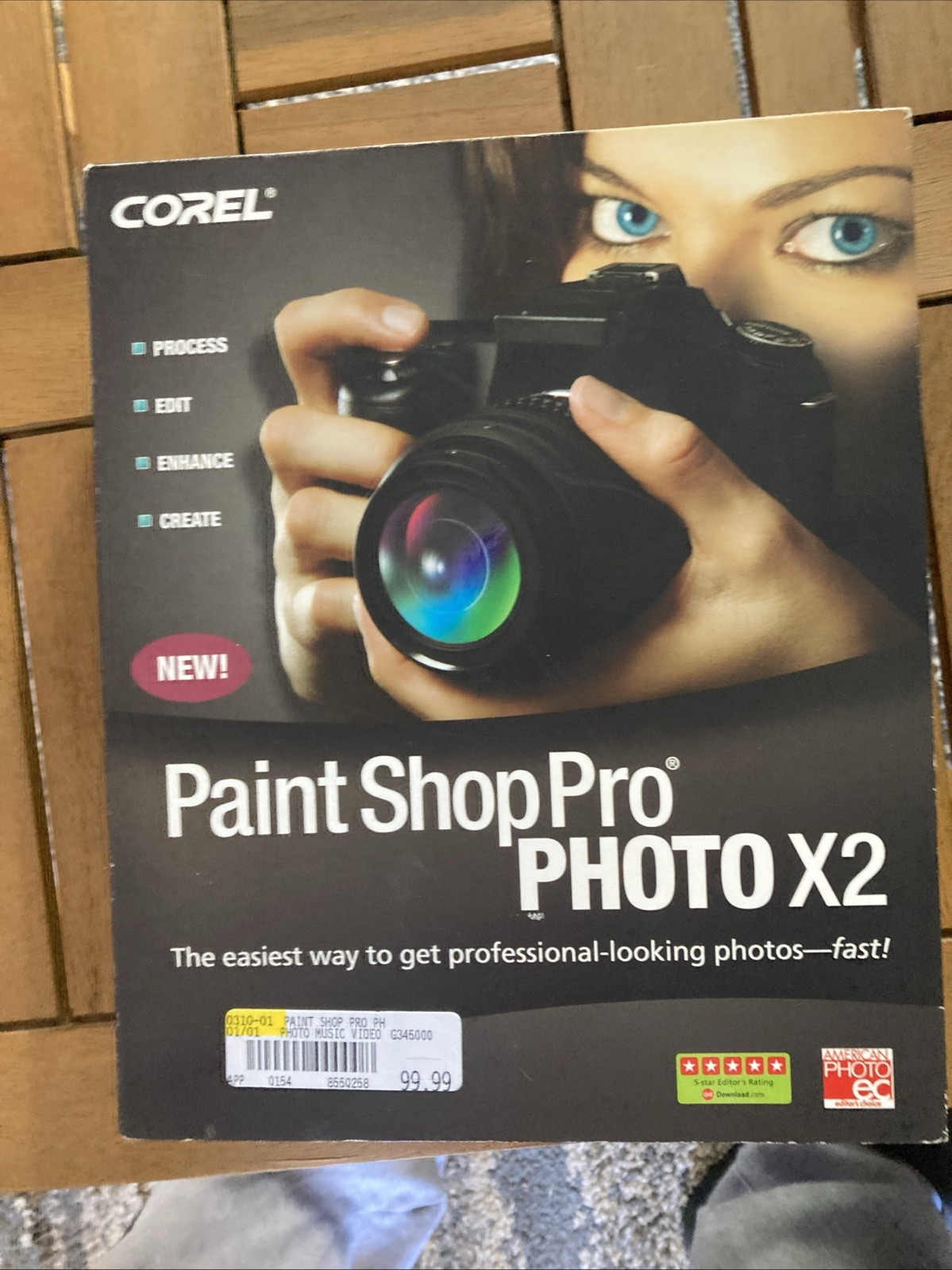 Corel Paint Shop Pro Photo X2 Photo Editing CD for Windows Vista/XP English